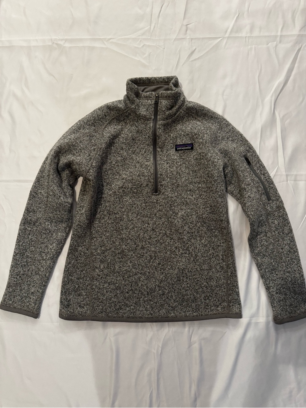 Patagonia Women’s Gray Quarter-Zip Fleece Pullover